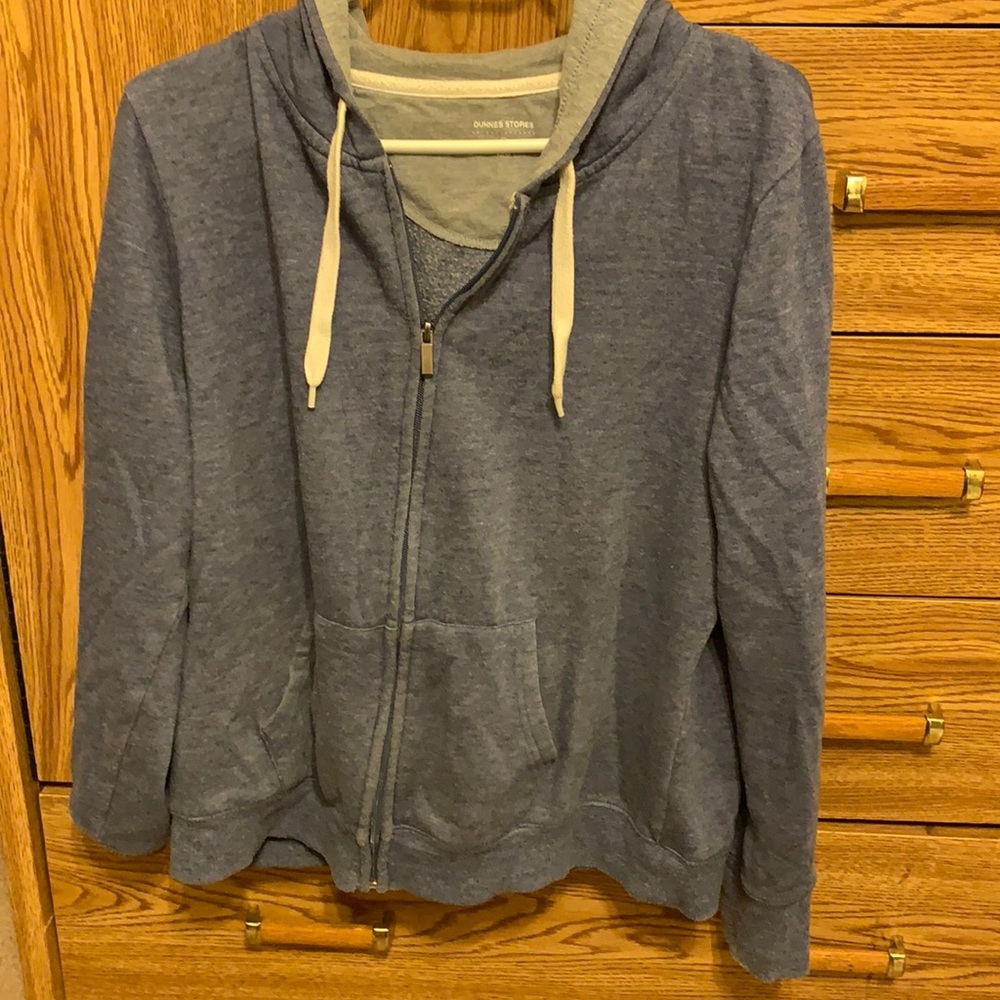 Dunnes Stores blue and grey sweater
